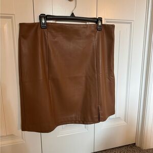 LOFT Brown Pencil Skirt
